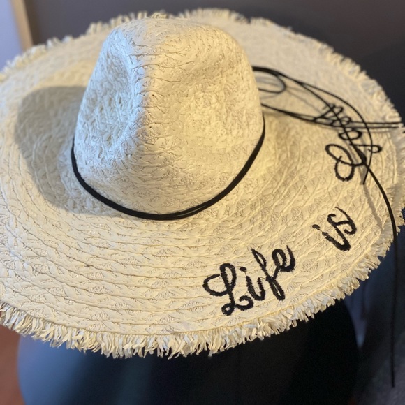 “Life Is Good” Sun Hat Beach Hat Vacation Hat 👒 - Picture 2 of 6